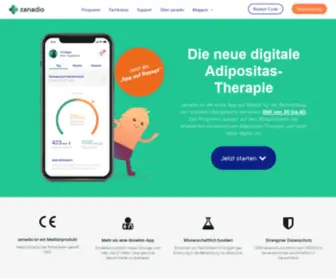 Zanadio.de(Die neue digitale Adipositas) Screenshot