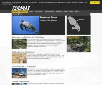 Zananas-Martinique.com(Zananas Martinique) Screenshot