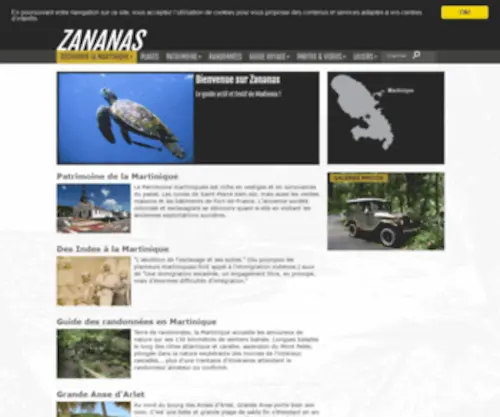 Zananas.com(Zananas Martinique) Screenshot