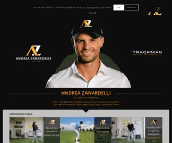 Zanardelligolf.com(Zanardelli Golf) Screenshot