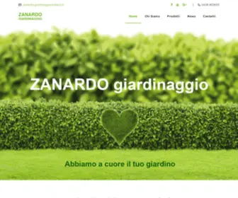 Zanardogiardinaggio.com(Tutto per il vostro Giardino) Screenshot