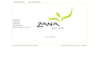 Zanaspa.com(Offering services for men and women) Screenshot