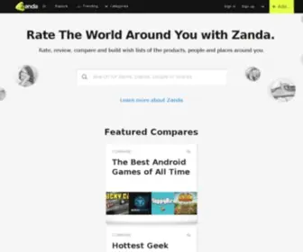 Zanda.com(Everything around you) Screenshot