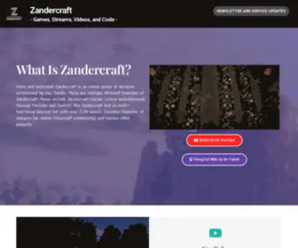 Zandercraft.ca(Zandercraft) Screenshot