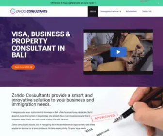 Zandoconsultants.com(Zando Consultants) Screenshot