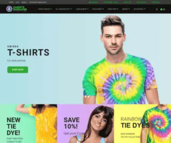 Zandysbargains.com(Tie Dye Clothing at bargain prices) Screenshot