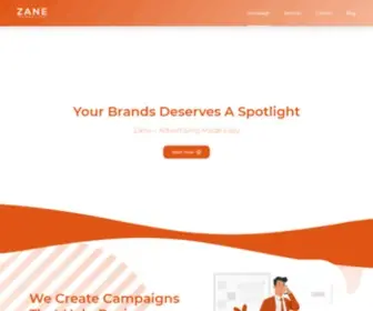 Zane.marketing(A Marketing Agency) Screenshot