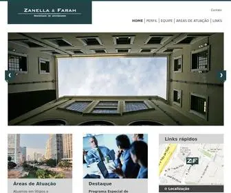 Zanellafarah.com.br(Zanella & Farah Sociedade de Advogados) Screenshot