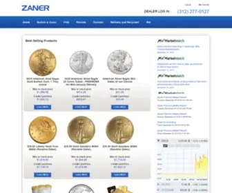 Zanerpreciousmetals.com(Zaner Precious Metals) Screenshot