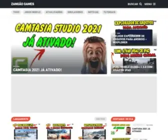 Zangaogames.com.br(Zangão Games) Screenshot