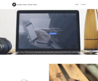 Zanilic.com(Designer. Maker. Wonder Seeker) Screenshot