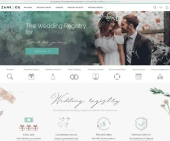 Zankyou.ca(The Leading International Wedding Portal) Screenshot