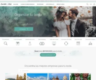 Zankyou.com.co(El portal de bodas líder para organizar tu matrimonio) Screenshot