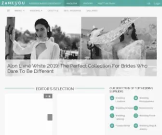 Zankyou.us(The Leading International Wedding Portal) Screenshot