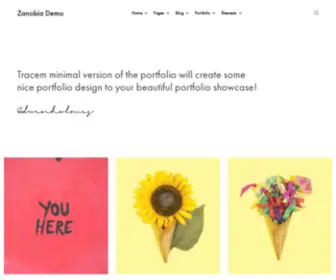 Zanobia-Demo.com(Just another WordPress site) Screenshot