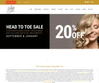 Zanosalons.com(Zano Salon) Screenshot