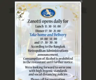 Zanotti-Ristorante.com(Zanotti Il Ristorante Italiano) Screenshot