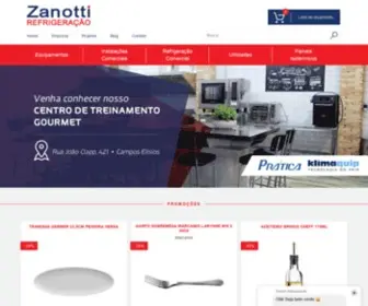 Zanottirefrigeracao.com.br(Zanotti Refrigeração) Screenshot