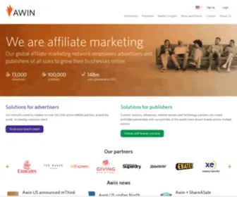 Zanox.com(Het netwerk voor affiliate marketing Nederland) Screenshot