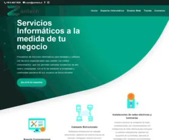 Zantech.cl(Servicios Informáticos) Screenshot