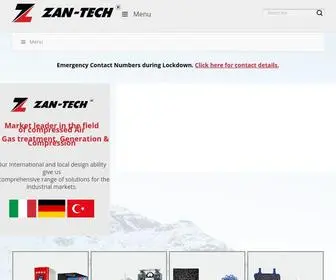 Zantech.co.za(Market Leader In Air Drying And Purifcation) Screenshot