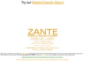 Zantepizza.com(Zantepizza) Screenshot