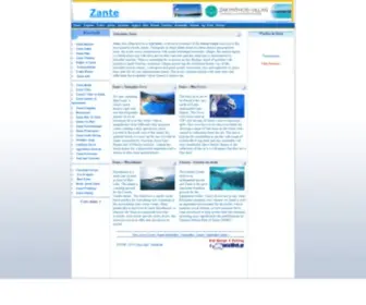 Zanteweb.co.uk(Zante Zakynthos Greece) Screenshot