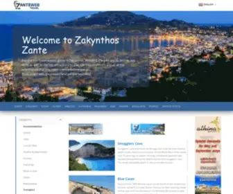 Zanteweb.gr(Zante Zakytnhos Greece) Screenshot