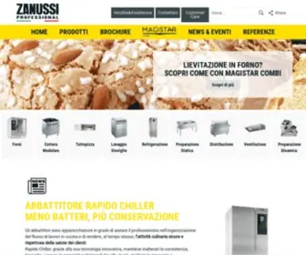 Zanussiprofessional.it(Zanussi Professional Italia) Screenshot