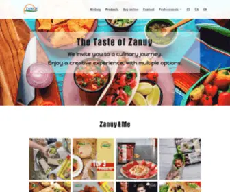 Zanuy.com(Snacks and Tex) Screenshot