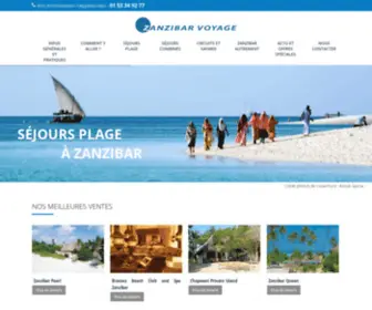 Zanzibar-Voyage.com(Voyage) Screenshot