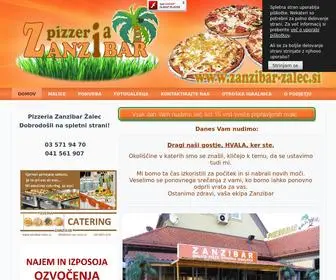 Zanzibar-Zalec.si(Pizzeria Zanzibar) Screenshot
