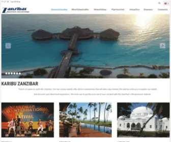 Zanzibartourism.go.tz(Discover Zanzibar) Screenshot
