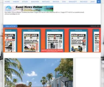 Zanzinews.com(Zanzinews) Screenshot