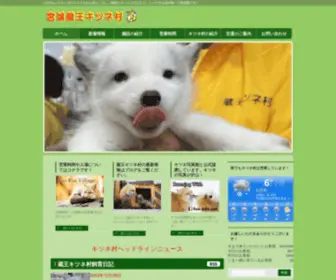 Zao-Fox-Village.com(キツネ) Screenshot