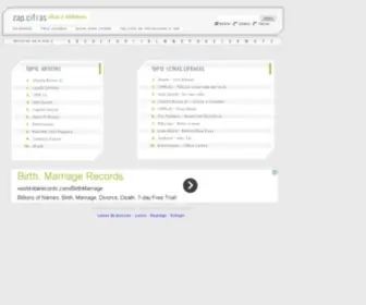 Zap-Cifras.com(Zap Cifras) Screenshot
