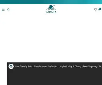 Zapakanz.com(Vintage & Rockabilly Clothing & Dresses NZ) Screenshot