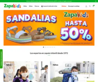 Zapakids.com.mx(Los expertos en zapato infantil desde 1972) Screenshot