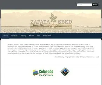 Zapataseedcompany.com(Zapata Seed Company) Screenshot