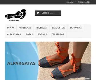 Zapatillasartesanas.com(Zapatillas Artesanas) Screenshot