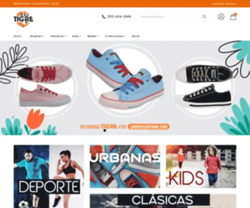 Zapatillastigre.com(Zapatillas Tigre) Screenshot