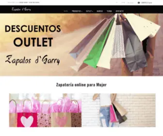 Zapatosdegarry.com(Zapatería de Mujer en Vallecas con Tienda Online) Screenshot