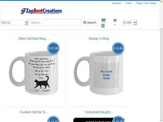 Zapbestcreations.com(Zap Best Creations) Screenshot