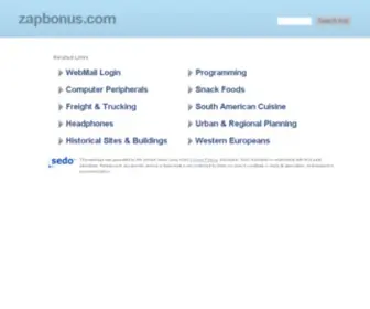 Zapbonus.com(Zap Bonus) Screenshot