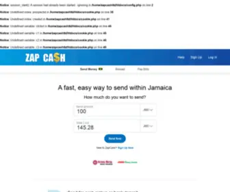 Zapcashltd.com(ZapCash LTD) Screenshot