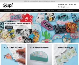 Zapcreatives.co.uk(Sticker Printing) Screenshot