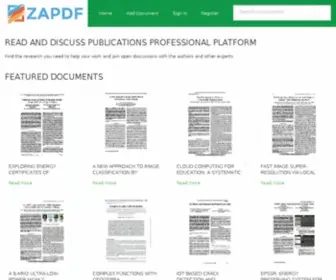 Zapdf.com(Pdf download) Screenshot
