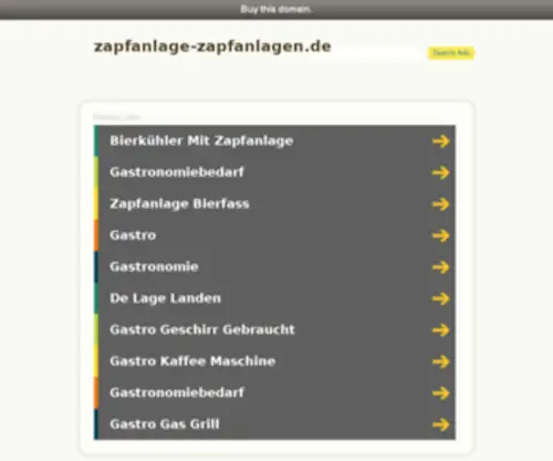 Zapfanlage-Zapfanlagen.de(Liebherr Weintemperierschränke Verwendungsfertige Anlagen (Trockenkühler) Screenshot