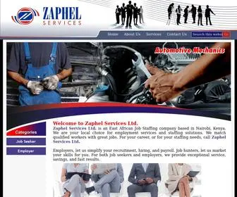 Zaphelservices.com(Zaphel Services) Screenshot
