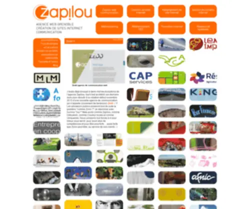 Zapilou.com(Agence de communication Grenoble) Screenshot